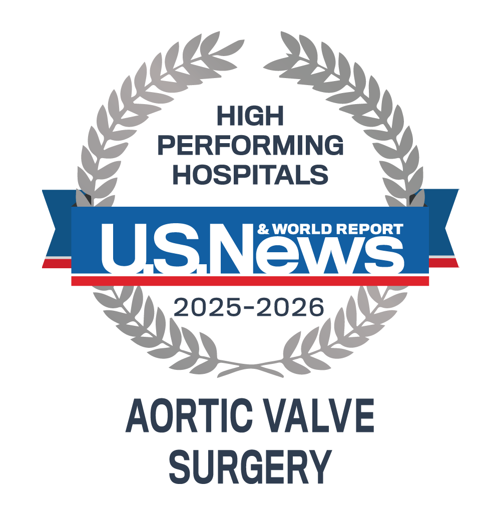 US news award aortic valve surgery